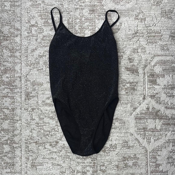 H&M Tops - Sparkly Black Women’s Body Suit